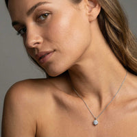 Thumbnail for Moissanite Solitaire Necklace, view 6