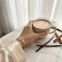 Thumbnail for Crystal Flower Bracelet, view 6