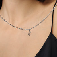 Thumbnail for Eternal Initial Necklace - Silver Necklace for a Woman - Woman Necklace - Letter Necklace Necklace Brother & Sisters