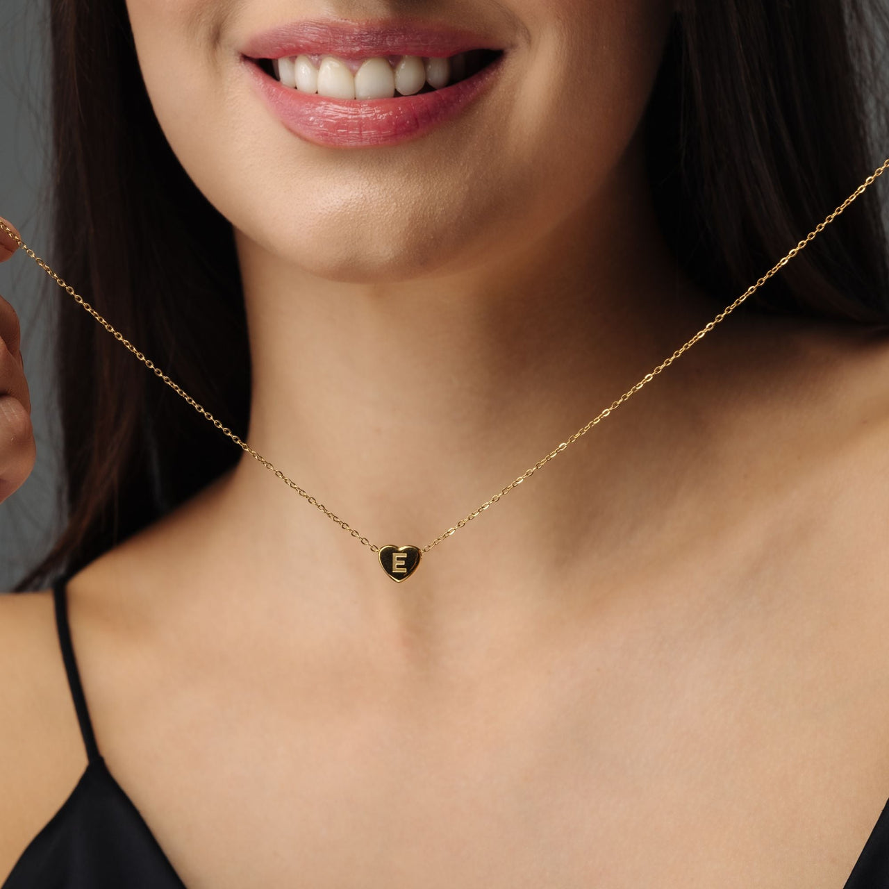 Gold Necklace for a woman - Love Initial Necklace - Woman Necklace - Letter Necklace Necklace Brother & Sisters