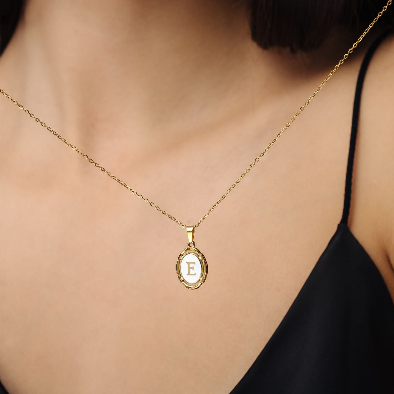 Gold Necklace for a woman - Princess Initial Necklace - Woman Necklace - Letter Necklace Necklace Brother & Sisters