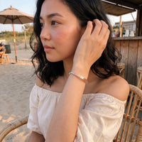 Thumbnail for Cord bracelet — worn, everyday gesture, rose gold | SKU: lamenthe-rg