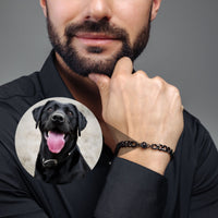 Thumbnail for Man Bracelet - Men’s Personalised Bracelet - Steel Personalized Photo Bracelet - Personalized Gift for Men - Custom Jewelry for Him - Custom Bracelet Picture - Personalised Photo Gift Bracelet Brother & Sisters