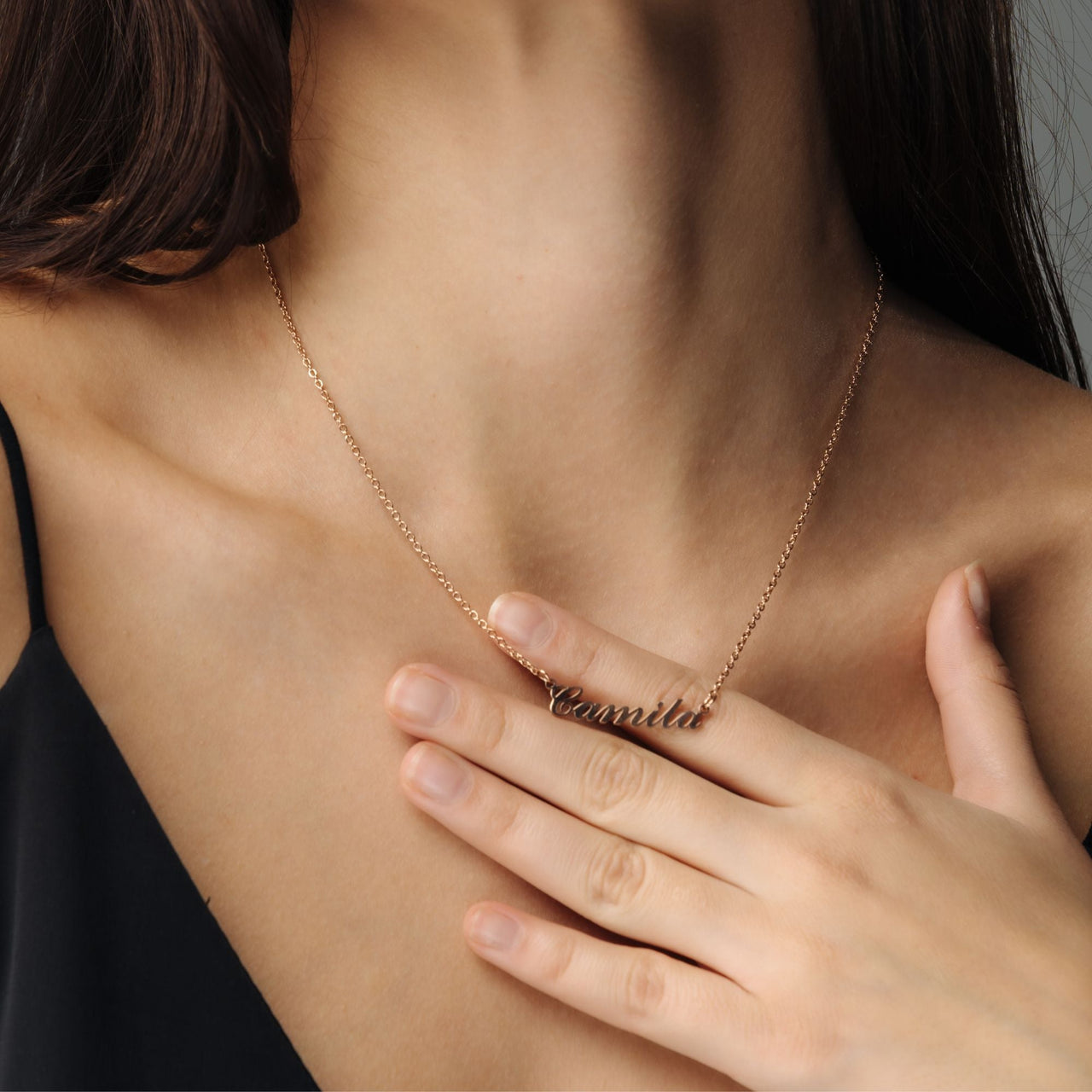 Minimalist Name Necklace - Personalised Necklace - Birthday Gifts for Her - Custom Necklace - Necklaces for Girlfriend Necklace Brother & Sisters