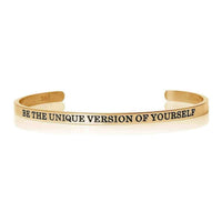 Thumbnail for Engraved bracelet — product photo on a white background, gold