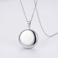 Thumbnail for Round Photo Locket Necklace