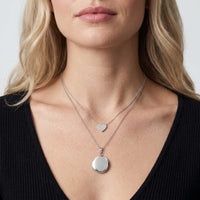 Thumbnail for Round Photo Locket Necklace