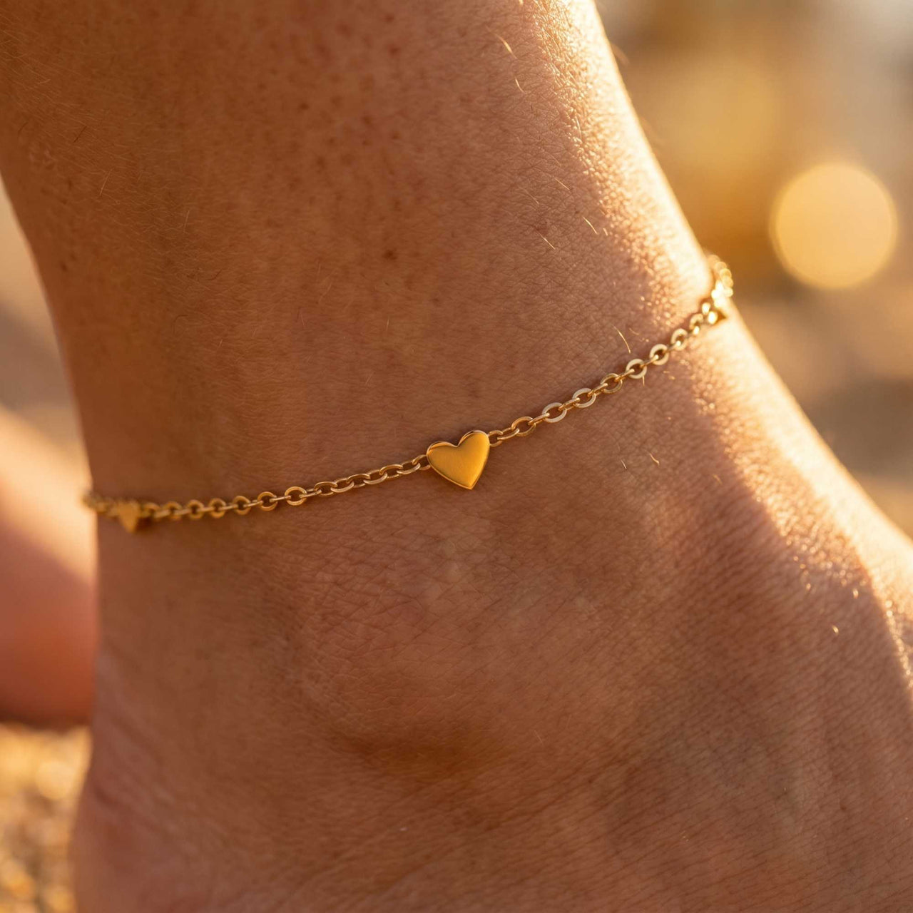 Heart Station Anklet