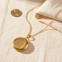 Thumbnail for Round Photo Locket Necklace
