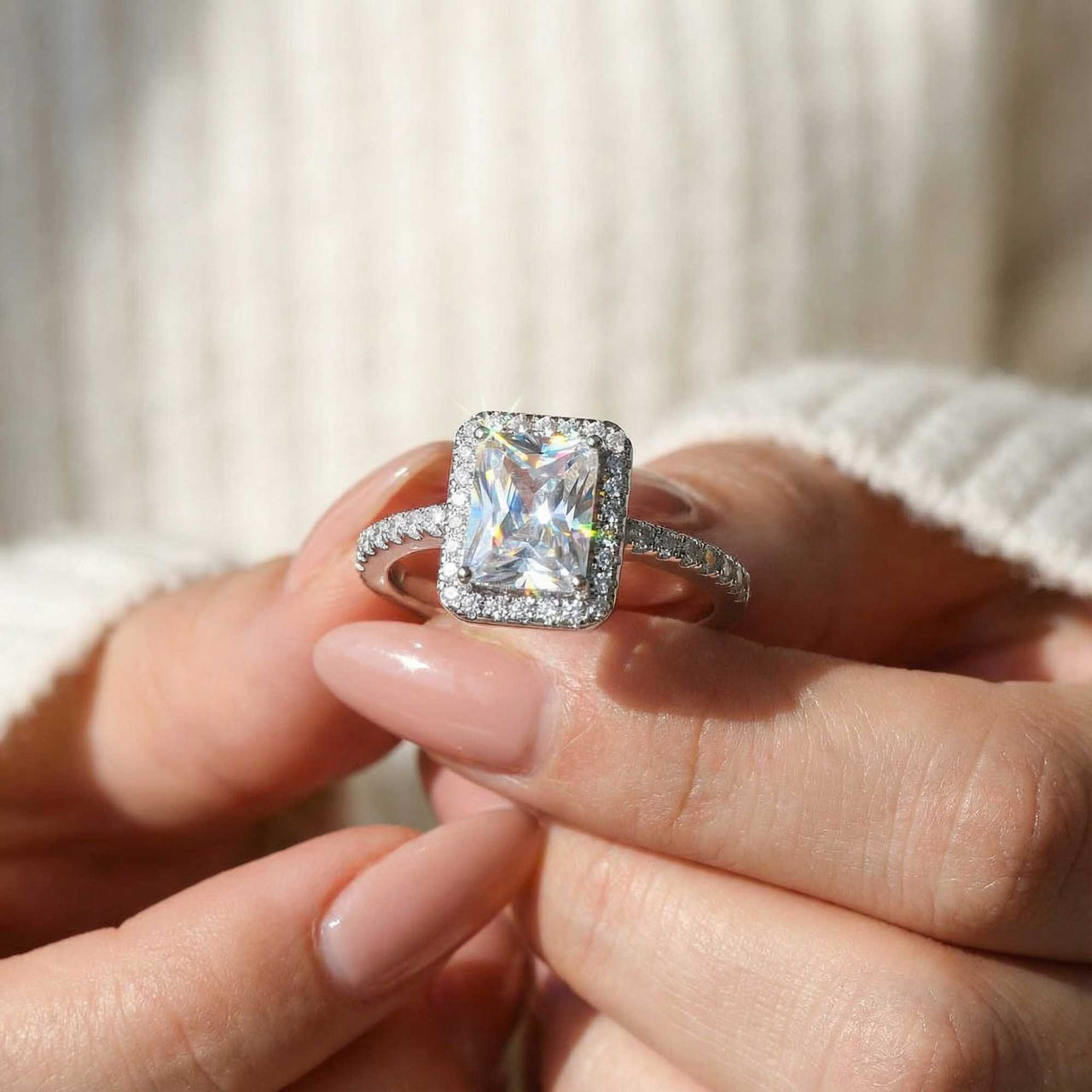 Silver Rectangle Ring