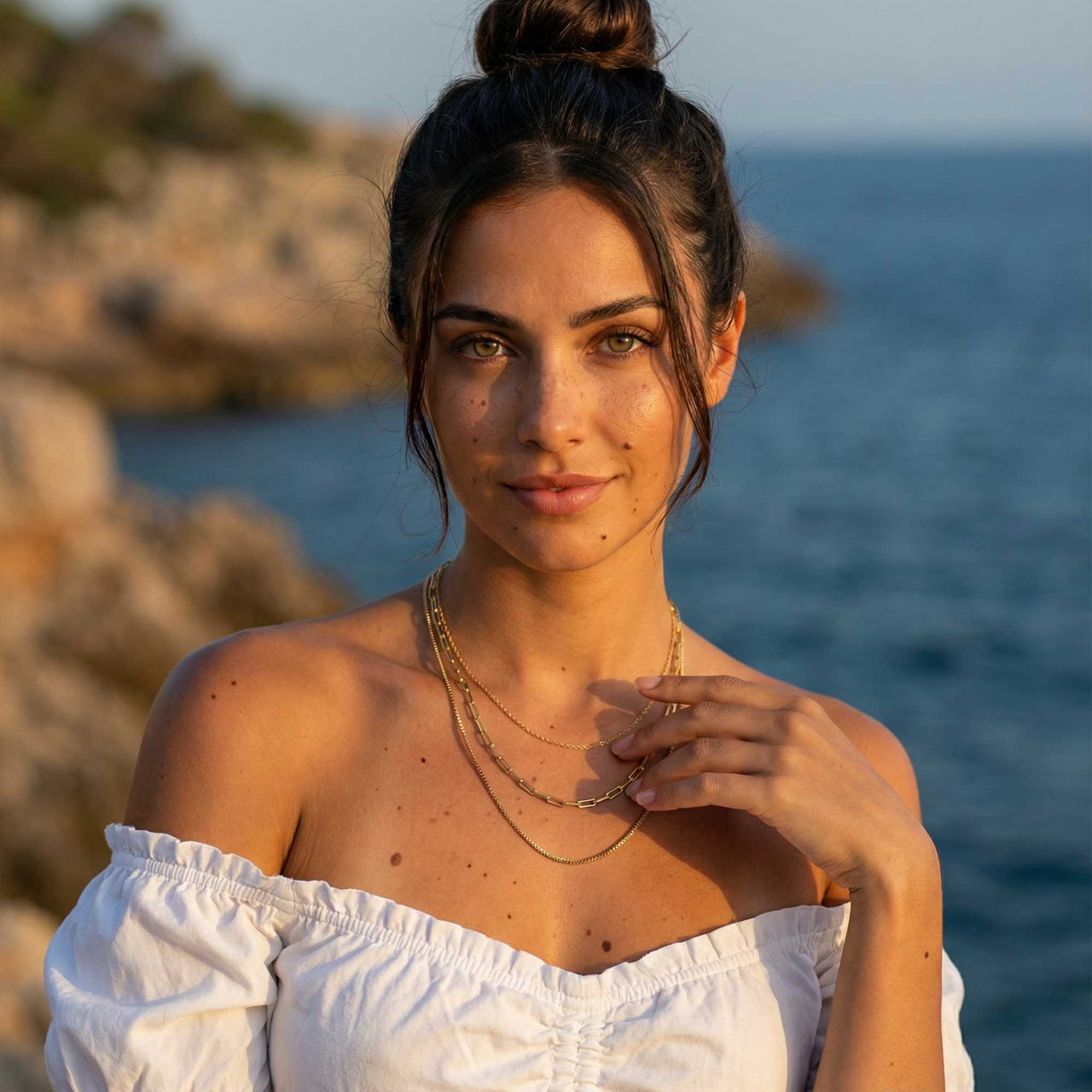 Saona Triple Layer Necklace