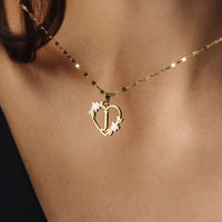 Thumbnail for Feminine Initial Necklace