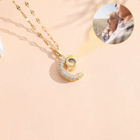 Thumbnail for Lucky Moon Photo Necklace