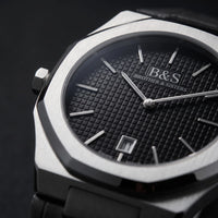 Thumbnail for Grey Signature men's watch, dial close-up – Brother & Sisters (SKU 01122019-grey-signature)