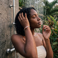 Thumbnail for Engraved bracelet — worn in the shower, waterproof, rose gold | SKU: lamenthe-rg