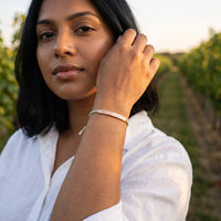 Thumbnail for Adjustable bracelet — worn, everyday gesture, rose gold | SKU: lanature-rg