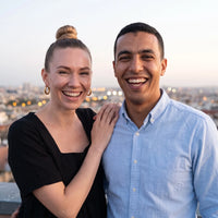 Thumbnail for The Mates, gold earrings — couple | SKU: lesmates