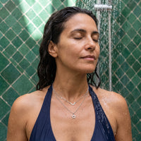 Thumbnail for Silver necklace for women — worn in the shower, waterproof, silver | SKU: letoile-wg