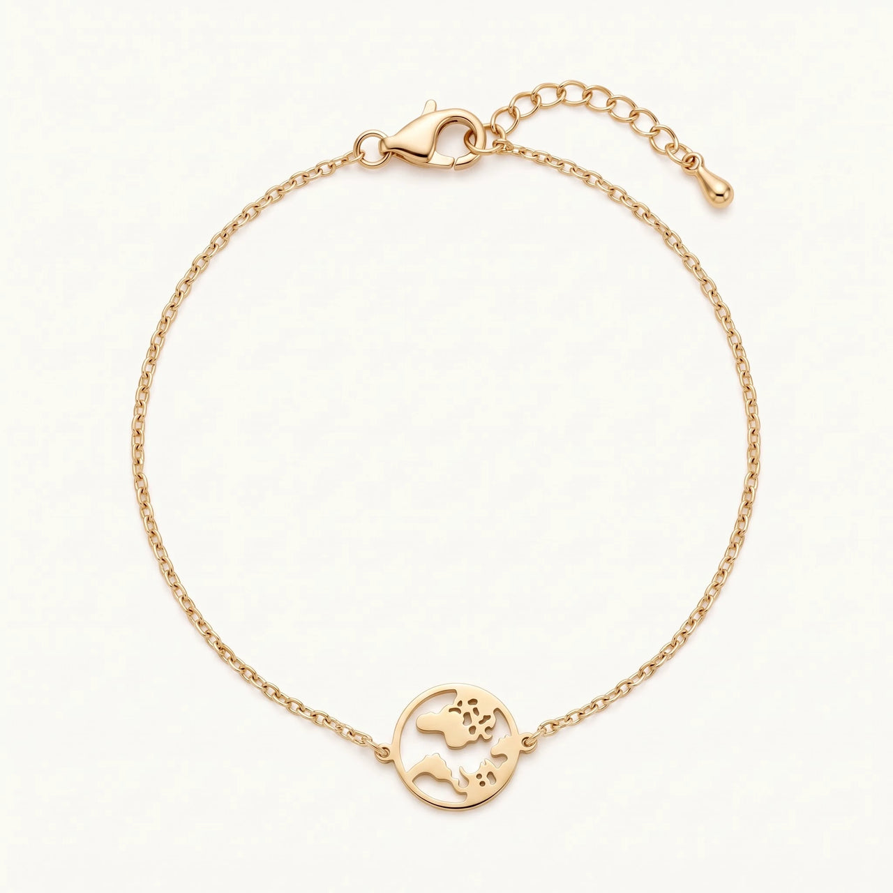 Earth bracelet — product photo on a white background, gold | SKU: 22665062-gold