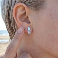 Thumbnail for Summer jewellery — worn, real size, silver | SKU: 437186-silver-plated