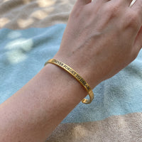 Thumbnail for Graduation gift for her — worn, real size, gold | SKU: nftd-g