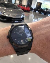 Thumbnail for Phantom men's watch, close-up on the wrist – Brother & Sisters (SKU 01122019-phantom)