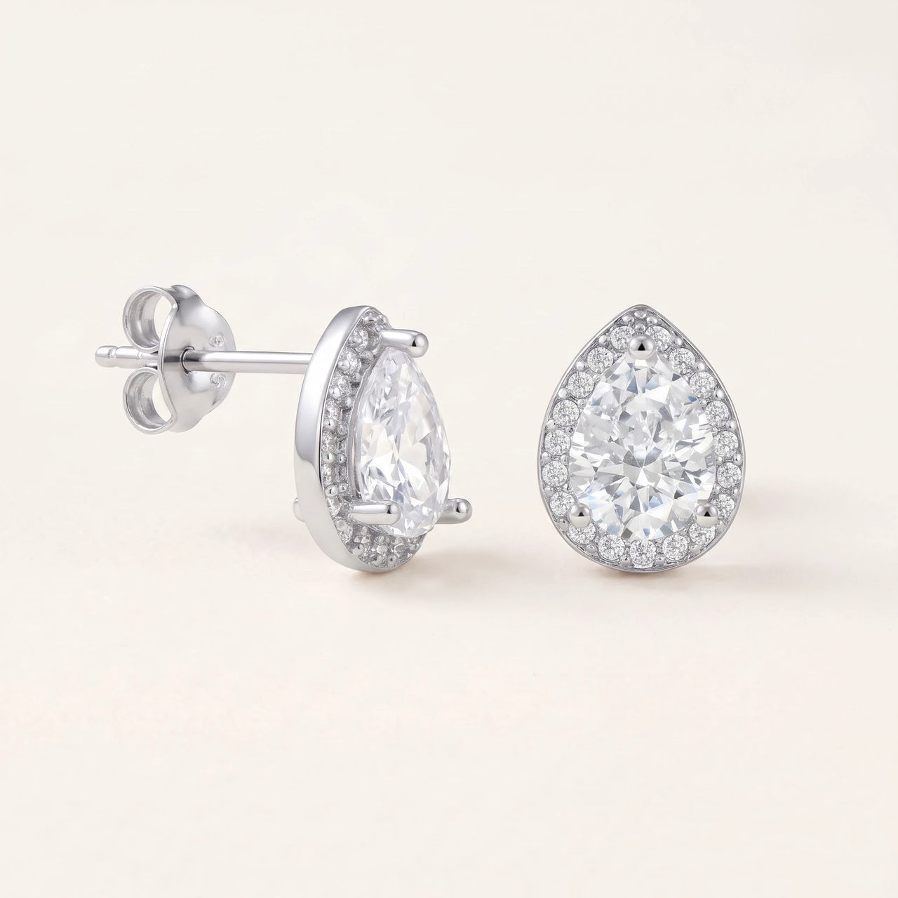 Silver Drop Earrings, silver stud earrings | SKU: 505174