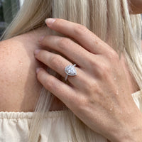 Thumbnail for Close-up of the silver ring worn on the skin | SKU: 505162-4.5-silver