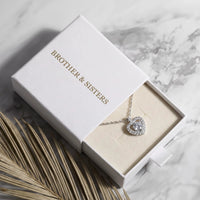 Thumbnail for Silver necklace with the Brother & Sisters gift box | SKU: 505744
