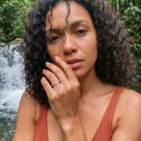Thumbnail for Silver ring worn in the water, waterproof stainless steel | SKU: 10645547-4.5-silver
