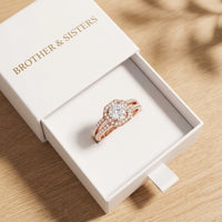 Thumbnail for Rose gold engagement ring — in the gift box, rose gold | SKU: 346060-4.5-rose-gold