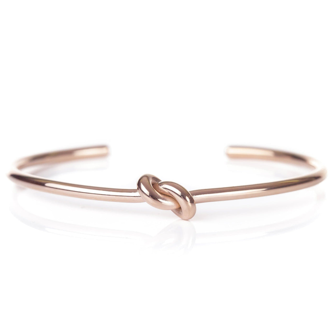 Knotted Cuff - Knotted Bracelet for Woman - Brother & Sisters Bracelet Rose Gold Brother & Sisters